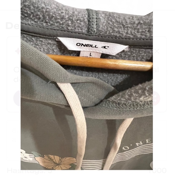 O'Neill Surf Co. Floral Graphic GrayHoodie
(Stock Photo is not accurate color) - Picture 6 of 7
